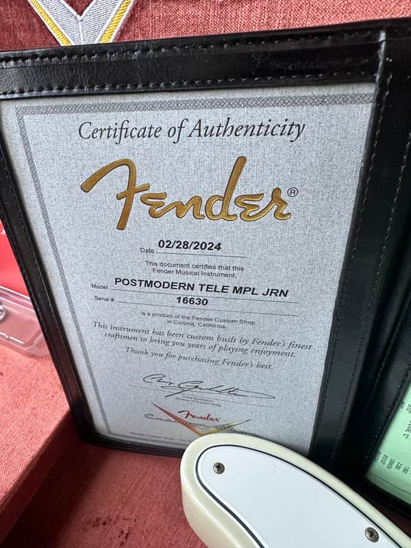 2024 fender custom shop telecaster postmodern humbucker journeyman - aged india ivory white 19 2024 fender custom shop telecaster postmodern humbucker journeyman - aged india ivory white - image 19