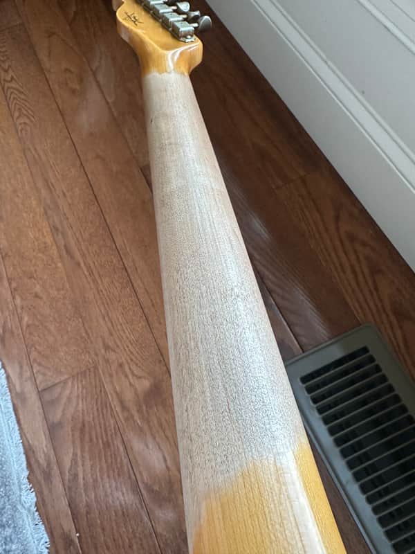 2024 fender custom shop telecaster postmodern humbucker journeyman - aged india ivory white 17 2024 fender custom shop telecaster postmodern humbucker journeyman - aged india ivory white - image 17